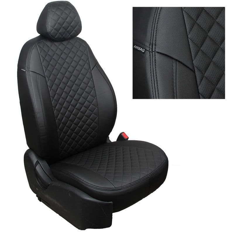 Чехлы на сиденья Автопилот Ромб для Nissan Sentra (B17) (2014-2018) № ni-s7-b17-chch-r