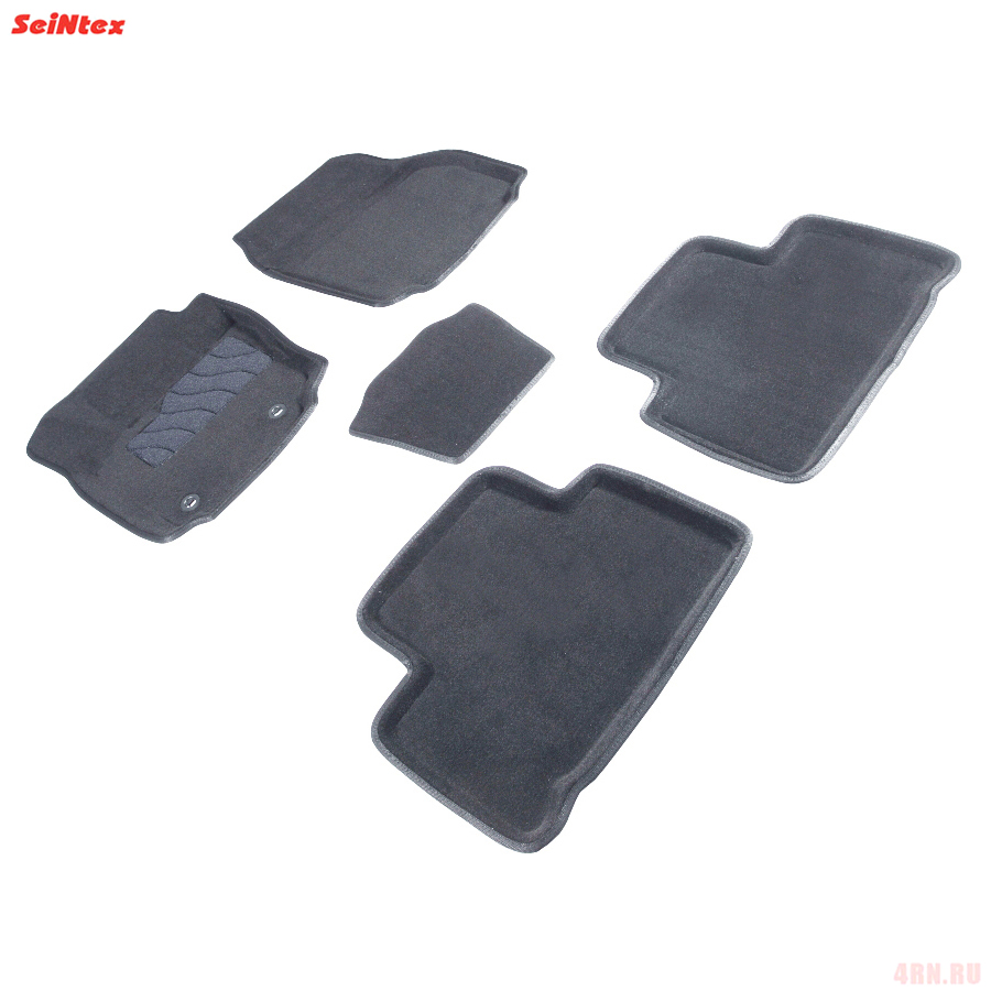 Коврики салона 3D текстильные для Ford Galaxy (2006-2015) серые № 81951