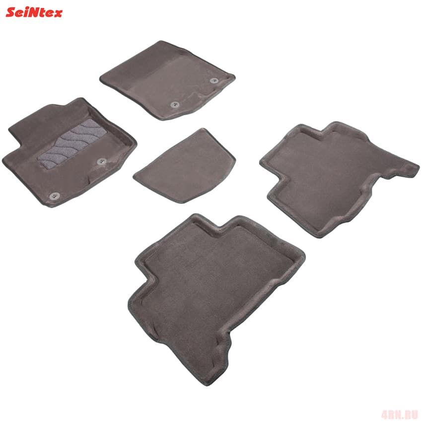 Коврики салона 3D текстильные для Lexus GX 460 (2010-2013) серые № 86845