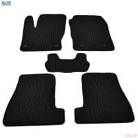 Коврики салона резиновые EVA для Ford Focus 3 (2015-2018) соты с черным кантом № EVAS.0176.01