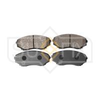 Тормозные колодки передние, дисковые арт. SX-1297