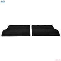 Коврики салона резиновые EVA для Lada (ВАЗ) Largus (2012-2025) (3-й ряд) соты с черным кантом, 2 шт. № EVAS.0743.01