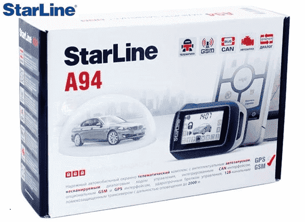 Автосигнализация StarLine с автозапуском № A94 2CAN