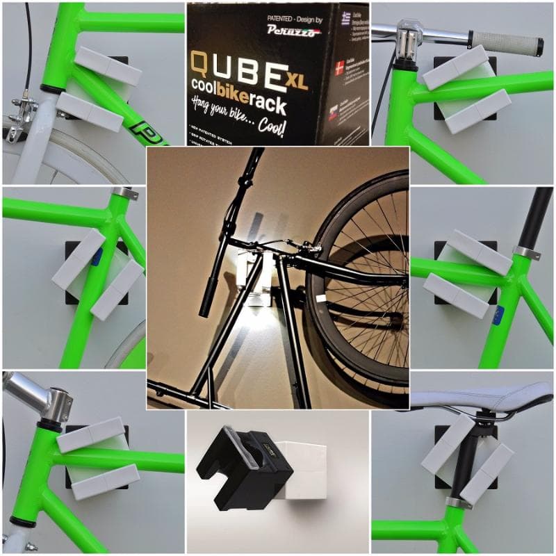Крепление велосипеда на стену Qube XS (за любую часть рамы, 360 градусов) белое № PZ 444-BB