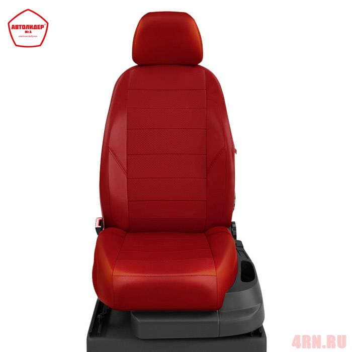 Чехлы "АвтоЛидер" для Nissan Juke (2010-2019) красный с перфорацией № NI19-0701-EC30