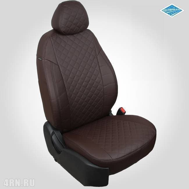 Чехлы на сиденья "Автопилот" для Lada (ВАЗ) Vesta(2015-2022) шоколад ромб № va-lv-vt-shosho-ar