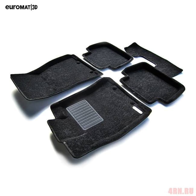 Коврики салона Euromat3D 3D Business текстильные (Euro-standart) для Jaguar XF седан (2009-2015) № EMC3D-002750