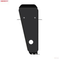 Защита редуктора для Geely Atlas (2018-2021) № 28.3774