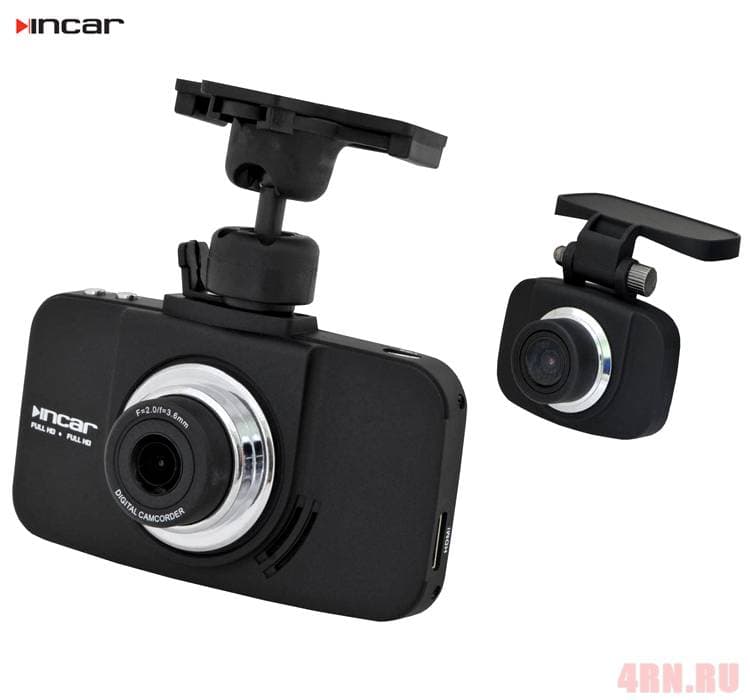 Видеорегистратор Incar VR-970 3, Ambrella A7 TFT, MP4, JPEG, HDMI (2304*1296) 2 камеры