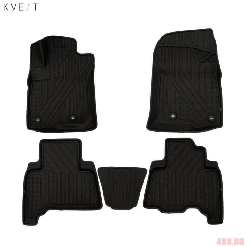 Коврики в салон 3D Kvest для Lexus GX (2013-2022) 5 шт. № KVESTLEX00004K