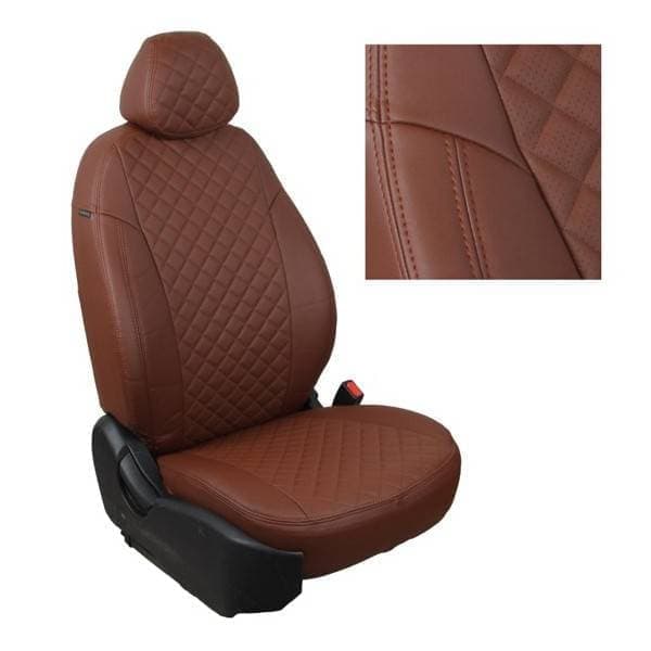 Чехлы на сиденья Автопилот Ромб для Nissan Sentra (B17) (2014-2018) № ni-s7-b17-tktk-r