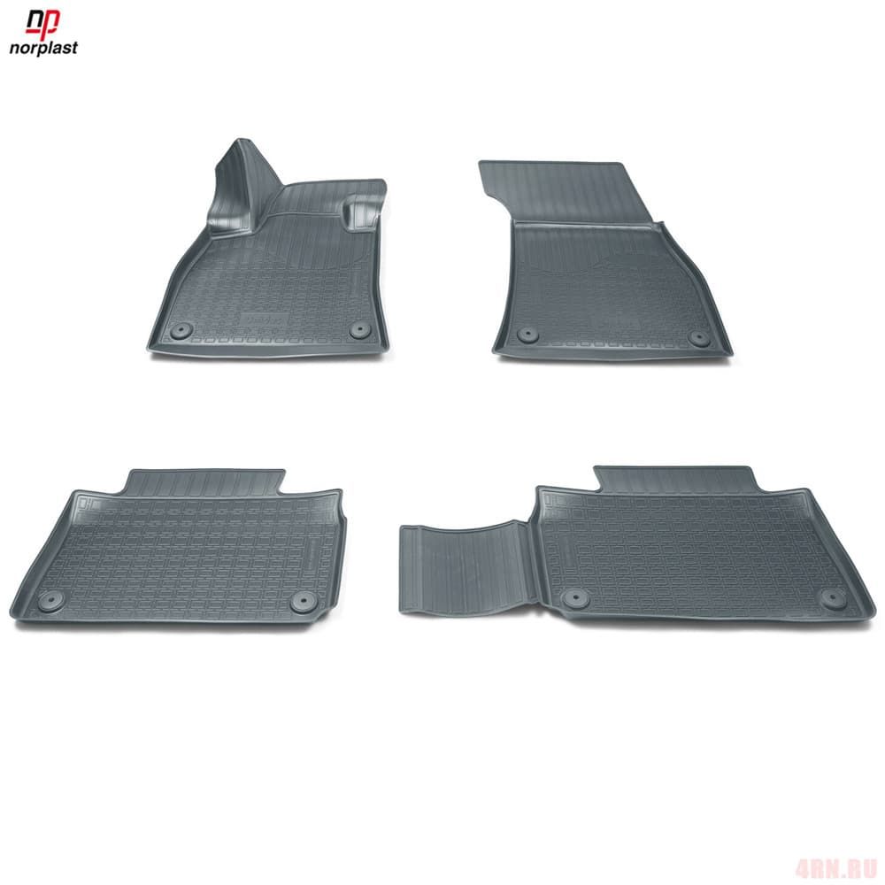 Коврики салона для Audi e-tron 3D (2018-2022) серые № NPA11-C05-550-G