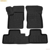 Коврики салона Rezkon резиновые для Lada (ВАЗ) Kalina (1117/1118/1119) (2004-2013) Comfort № 1039030200