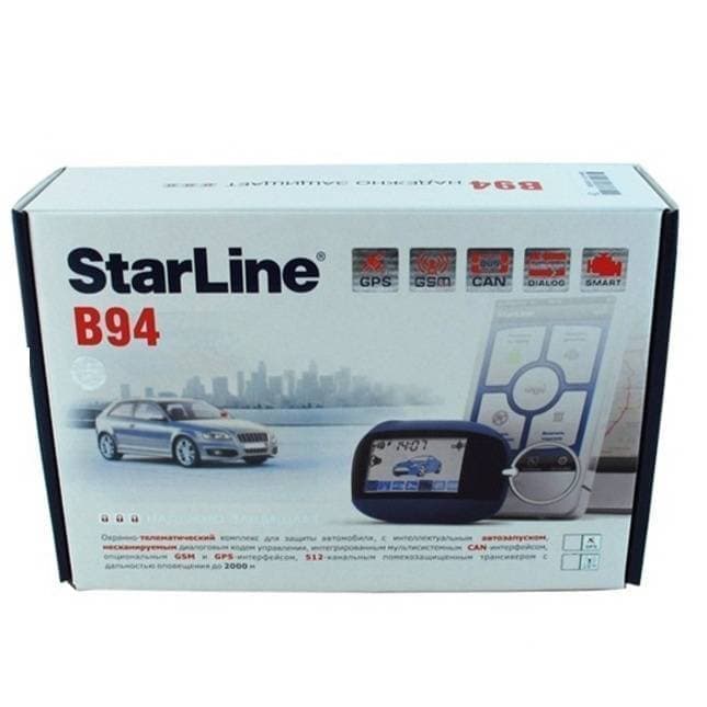 Автосигнализация StarLine с автозапуском № B94 2CAN GSM