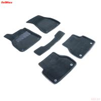 Коврики салона 3D текстильные для Audi A7 (4K) (2018-2025) серые № 30006