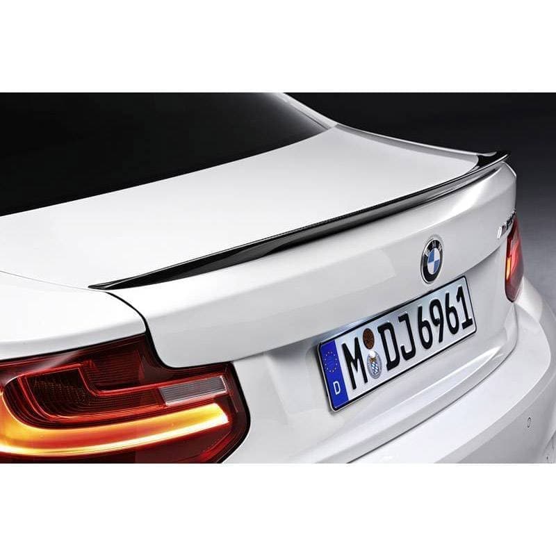 Спойлер на крышку багажника оригинальный (карбон) для для BMW 2-Серия (F22) купе (2013-2020) № 51622334541