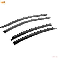 Дефлекторы окон AutoFlex для Hyundai Solaris седан (2010-2016) литьевой поликарбонат № 823101