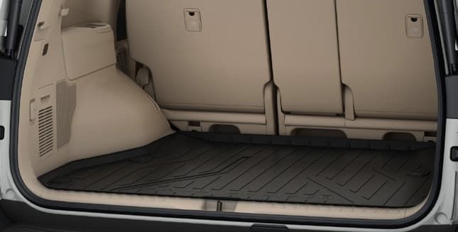Коврик багажника оригинальный для Toyota Land Cruiser 300 (2021-2023) 7 мест № PW241-60003