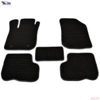 Коврики салона EVA для Lada (ВАЗ) Largus (2012-2025) с серым кантом № TAS2D-1739.01.04