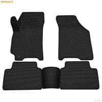 Коврики салона 3D EVA ромб резиновые для Chevrolet Lacetti (2004-2013) с черным кантом № 9212025101