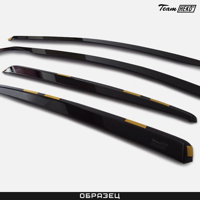Дефлекторы боковых окон Heko для Nissan X-Trail (2014-2022) № 24288