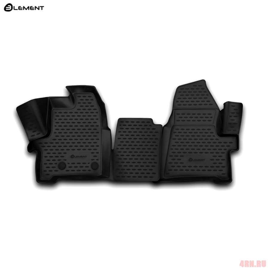 Коврики салона Element 3D передние для Ford Tourneo Custom (2013-2022) № NLC.3D.16.53.210kf