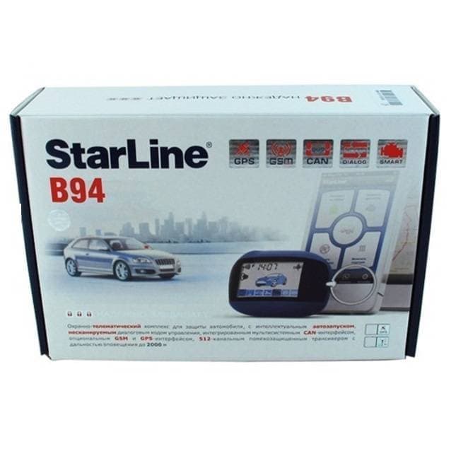 Автосигнализация StarLine с автозапуском № B94 2 CAN GSMGPS