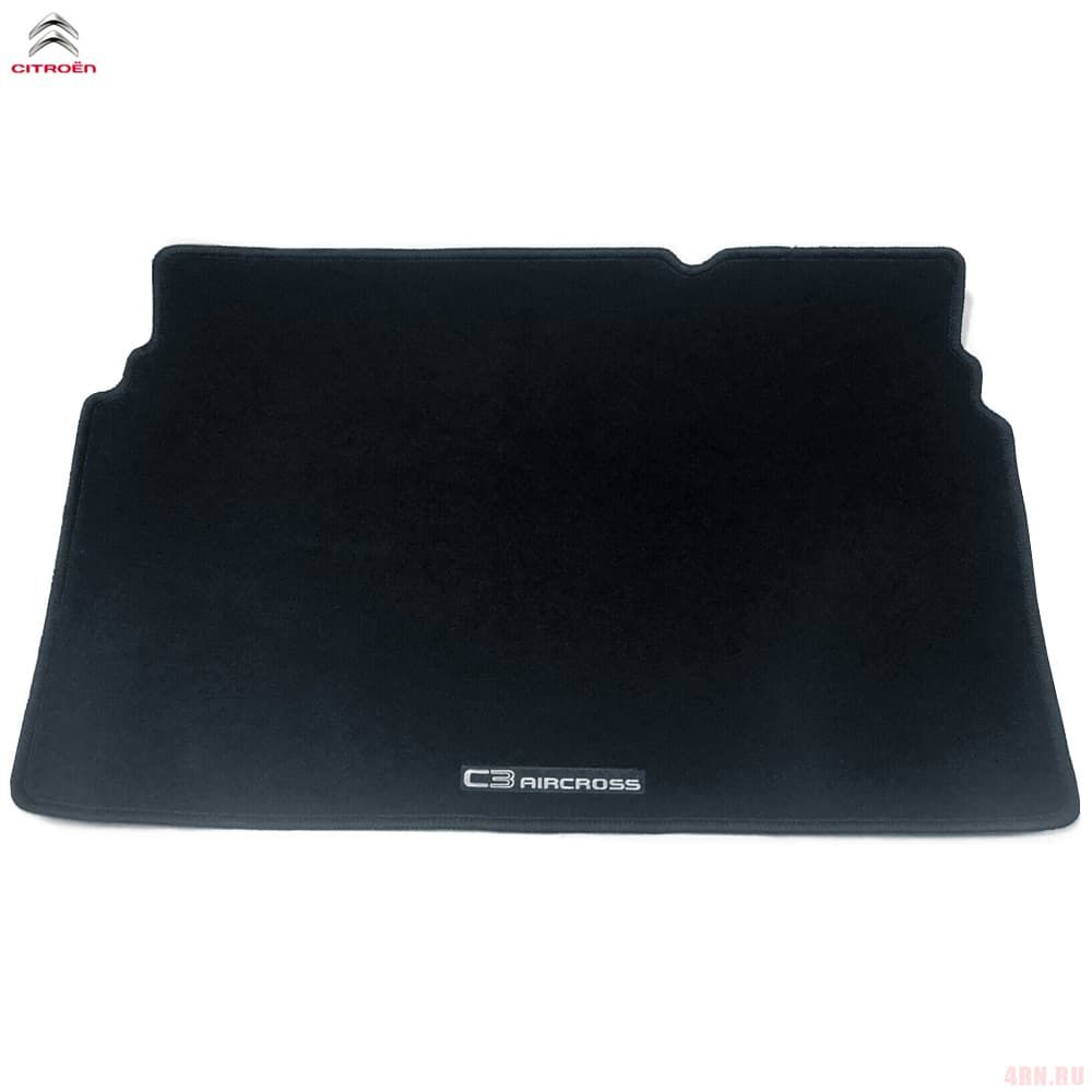 Коврик багажника текстильный оригинальный для Citroen C3 Aircross (2018-2022) № 1618000080