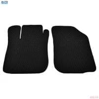 Коврики салона резиновые передние EVA для Lada (ВАЗ) Largus (2012-2025) соты с черным кантом, 2 шт. № EVAS.0744.01