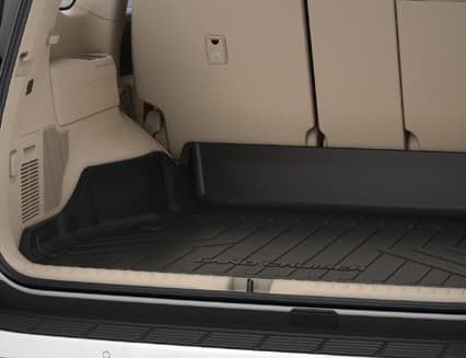 Коврик багажника с высоким бортом оригинальный для Toyota Land Cruiser 300 (2021-2023) 5 мест № PW241-60005