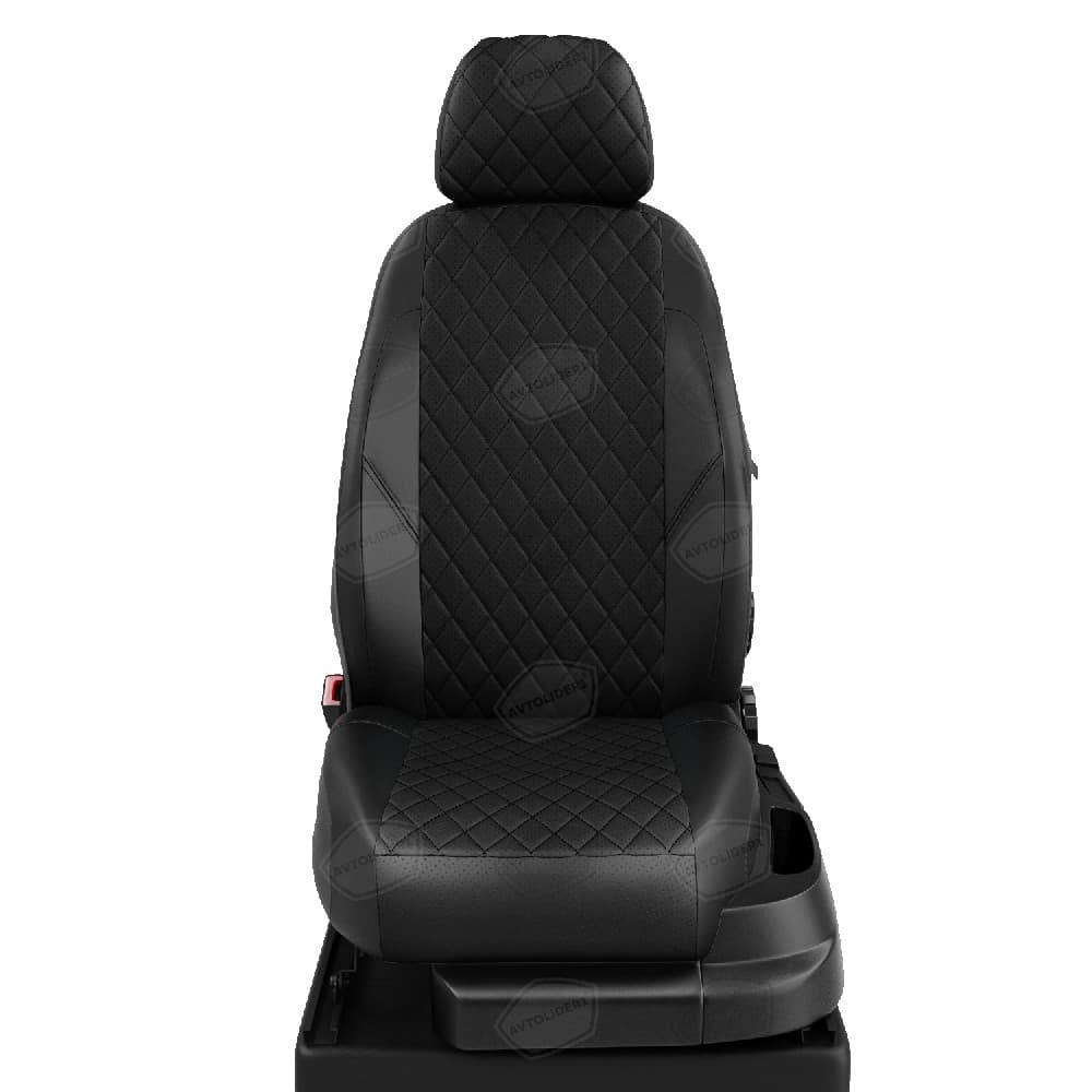 Чехлы "АвтоЛидер" для  сидений Ravon R2 (2016-2022) черный № RA40-0101-CH03-0101-EC01-R-blk