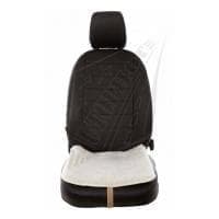 Накидка (квадрат) из натурального меха (короткий ворс, цельная шкура класс А) 1 шт № KC025