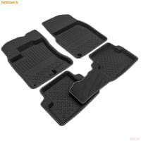 Коврики салона Rezkon 3D Evaplast текстильные для Nissan Qashqai (2007-2014) № 4525020100