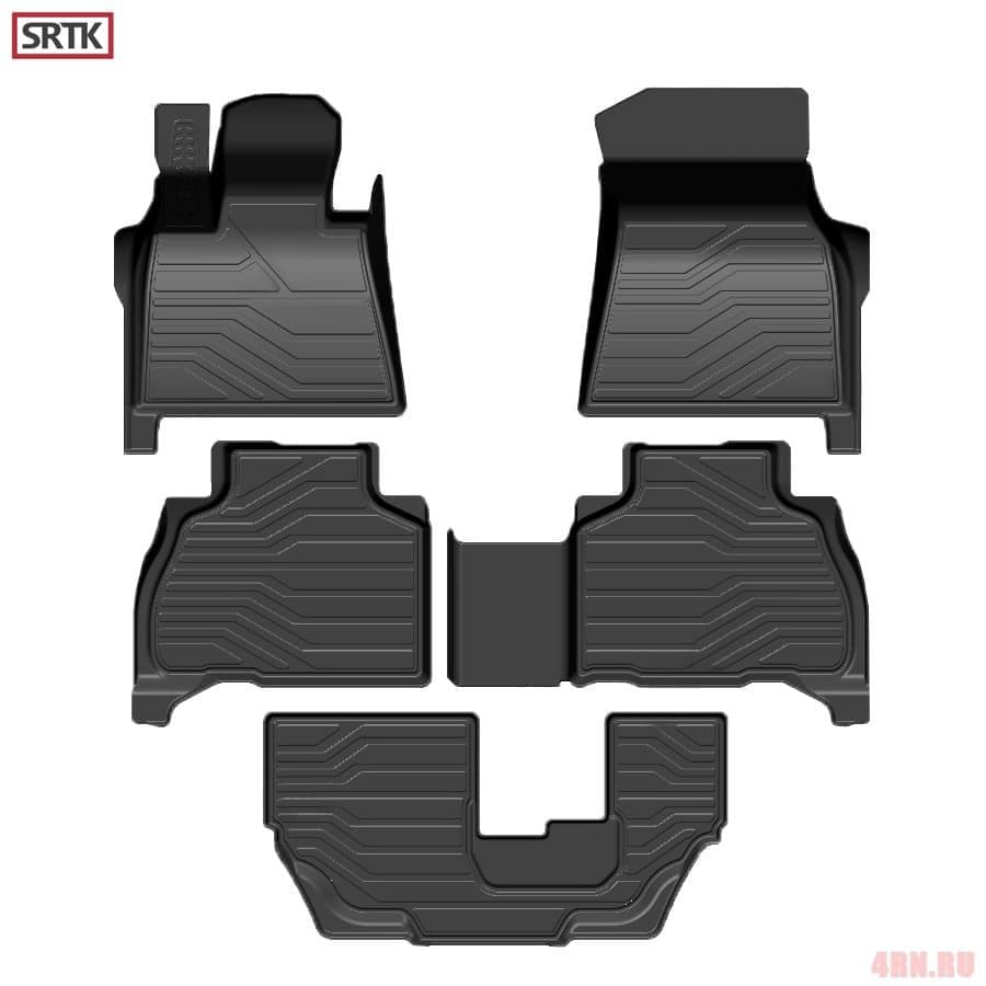 Коврик на 3-й ряд сидений 3D Lux для BMW X7 (G07) 7 мест (2019-2022) № 3DBMX77S3R18G08X06