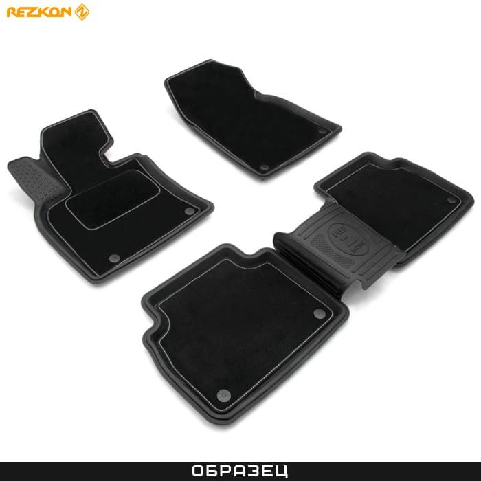 Коврики салона Rezkon Transformer резиновые для Chevrolet Cobalt (2012-2015) № 3012015100