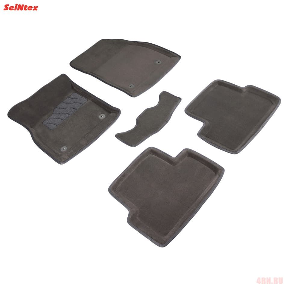 Коврики салона 3D текстильные для Chevrolet Cruze (2009-2015) серые № 71711