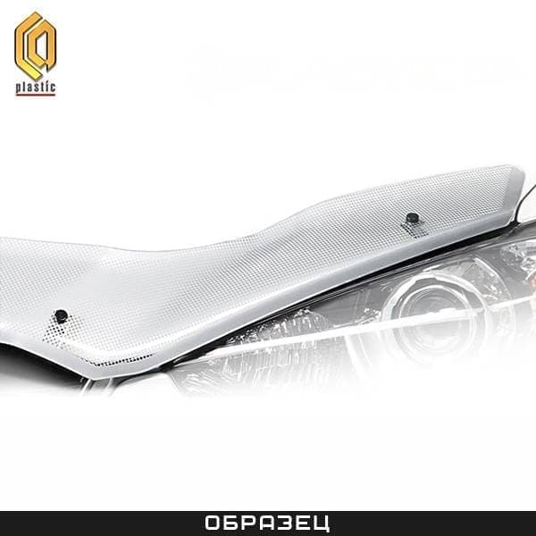 Дефлектор капота CA Plastic шелкография серебро для Datsun on-DO (2014-2020) № 2010010710613