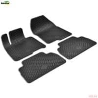 Коврики салона Gumarny Zubri для Hyundai Santa Fe (2019-2023) 5 мест № ST 32-00414