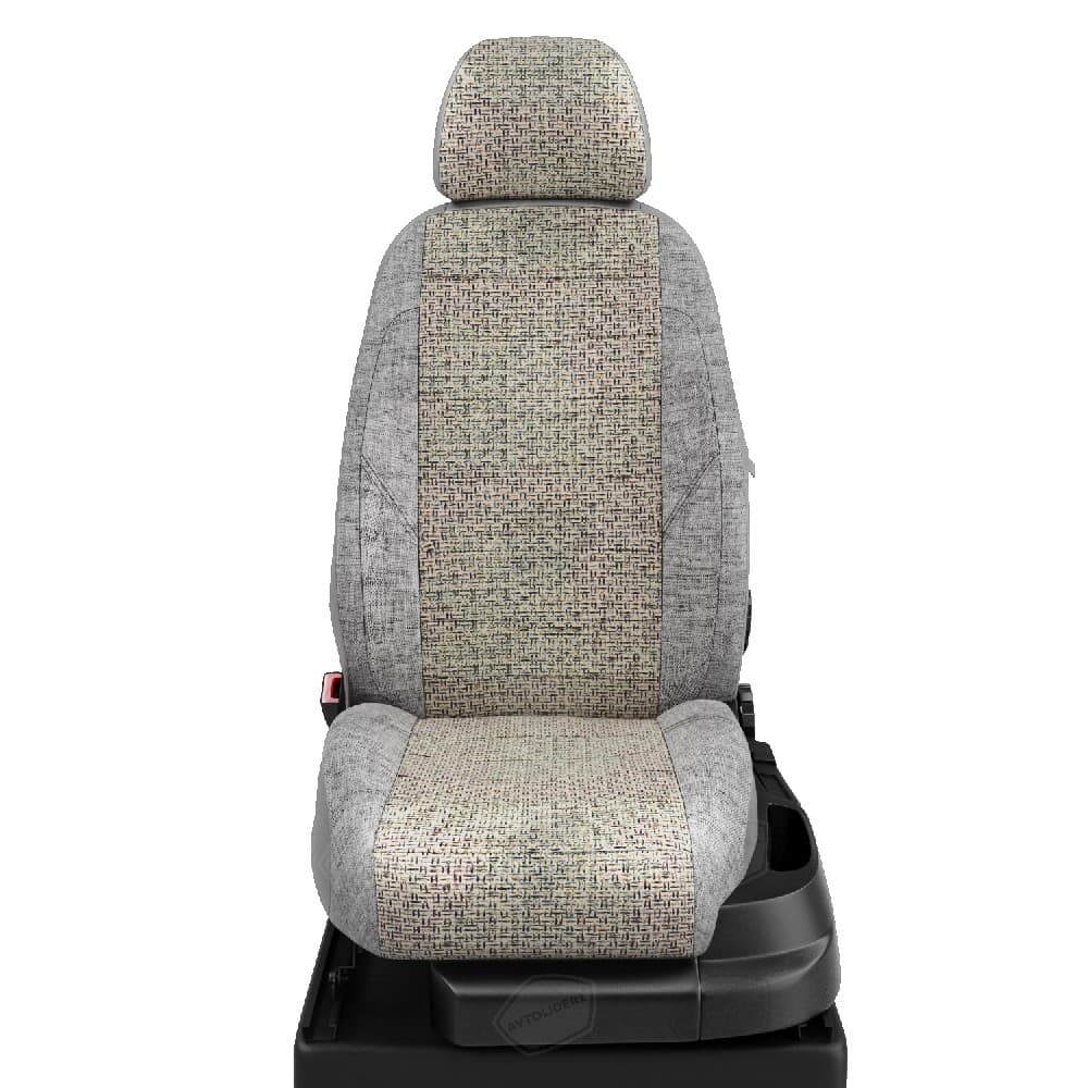 Чехлы "АвтоЛидер" для  сидений Ravon R2 (2016-2022) серый № RA40-0101-CH03-0101-LEN01