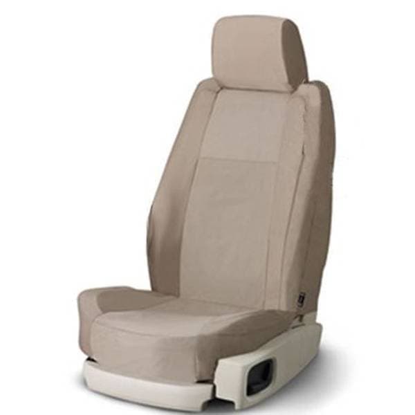 Чехлы на передние сиденья без DVD водонепроницаемые (оригинальные) цвет Almond для Land Rover Evogue 5-дв. (2012-2018) №  VPLVS0071SVA