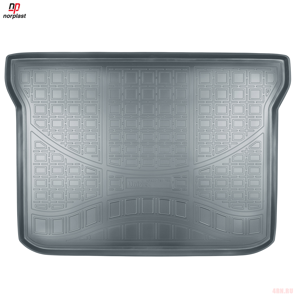 Коврик в багажник Norplast для Lifan X50 (2015-2022) серый № NPA00-T51-750-G