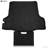 Коврик в багажник Element Econom с функцией защиты бампера для Renault Logan (2014-2022) № ELEMENT.SET.022