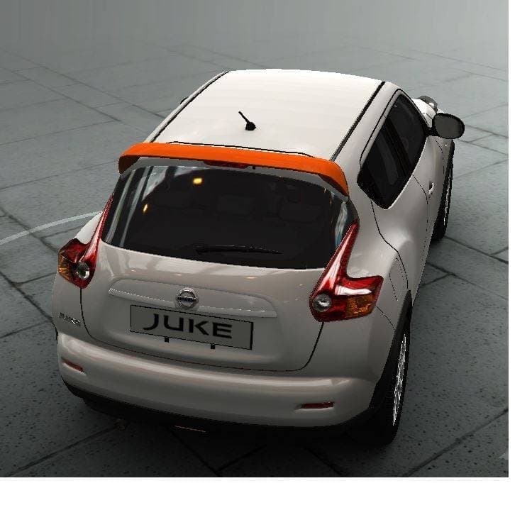 Спойлер на крышку багажника (оригинал) для Nissan Juke (2014-2019) № KE6151KA00OR