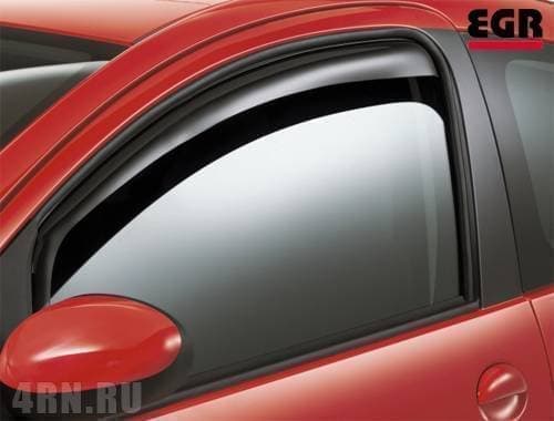 Дефлекторы передних окон EGR для Peugeot 407 (2004-2010) № 91268016B