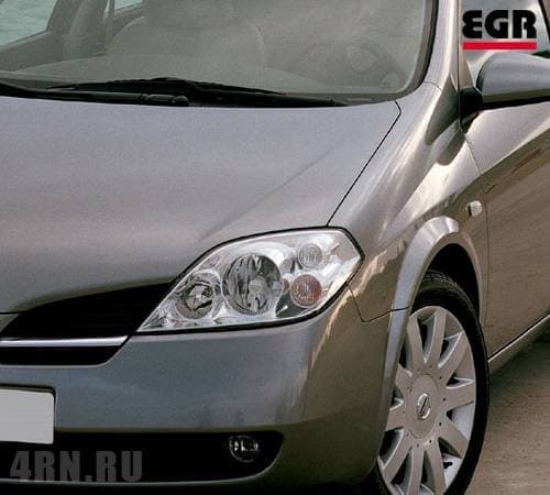 Защита фар прозрачная для Nissan Primera (P12) (2002-2008) № EGR3440
