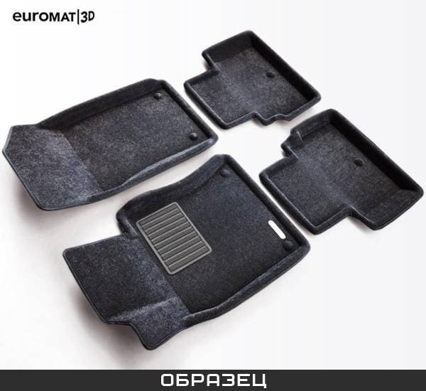 Коврики салона 3D Business текстильные (Euro-standart) для Tesla Model S (2012-2022) № EMC3D-004900