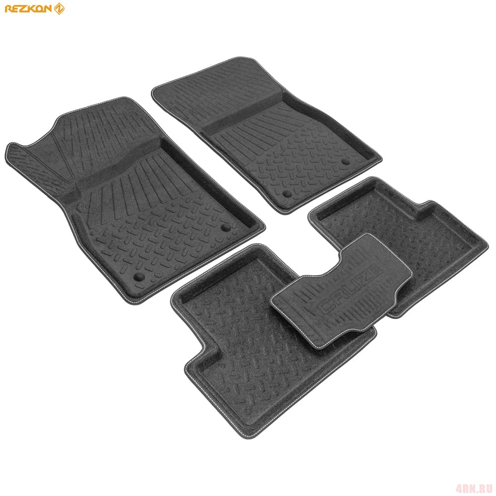 Коврики салона Rezkon 3D Evaplast текстильные для Chevrolet Cruze (2009-2015) № 4512020100