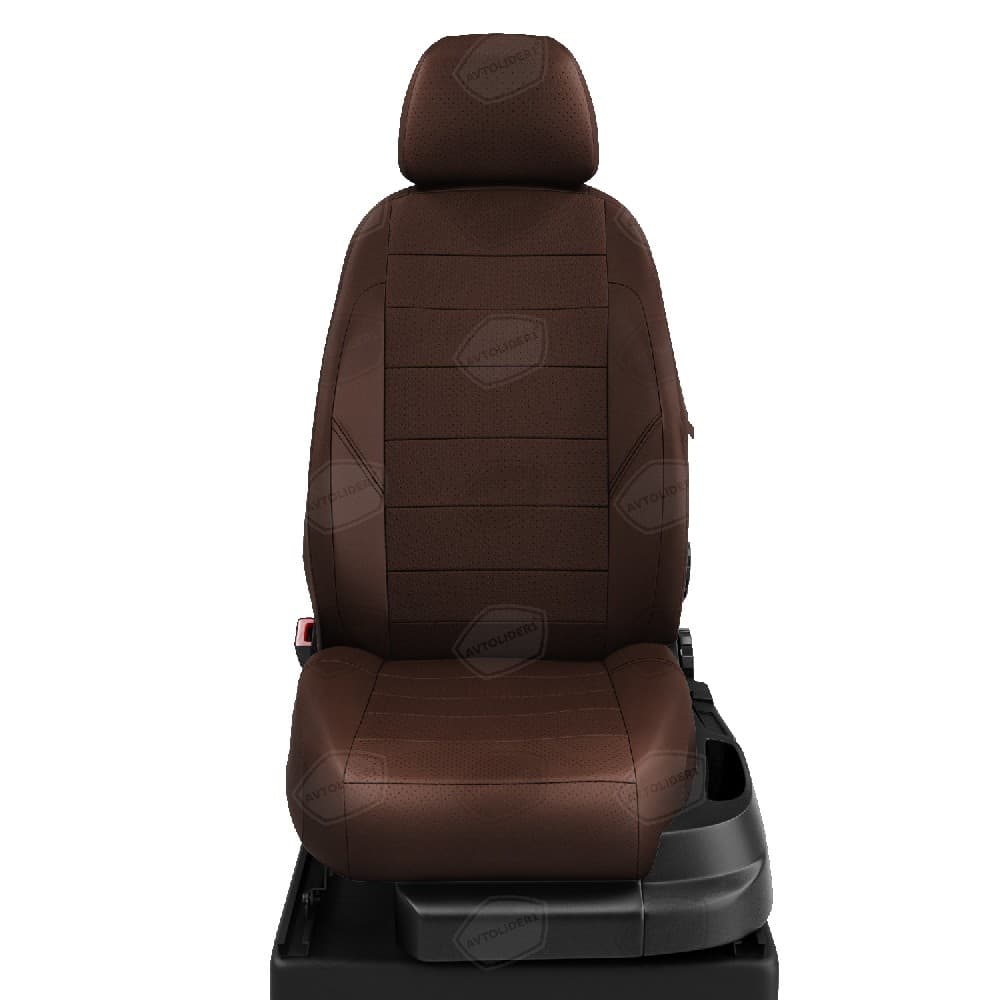 Чехлы "АвтоЛидер" для  Peugeot 301 (2013-2022) шоколад № PG21-0801-CI04-0602-EC29