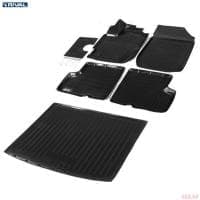 Комплект ковриков салона и багажника для Renault Kaptur 4WD (2016-2023) № K14707001-2