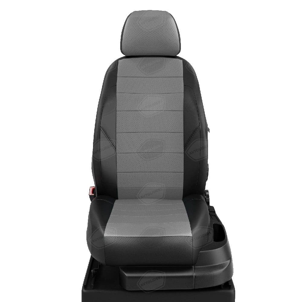 Чехлы "АвтоЛидер" для  Nissan Terrano (2014-2022) черно-серый № RN22-0501-RN22-0511-RN22-EC02